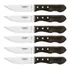 Cuchillo Jumbo Tramontina Roble Asado Polywood 5'' Pack X6 U Color Roble Jumbo