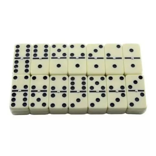 Jogo Domino Profissional Com Estojo 28 Peças LUADO28PR – Paraiso