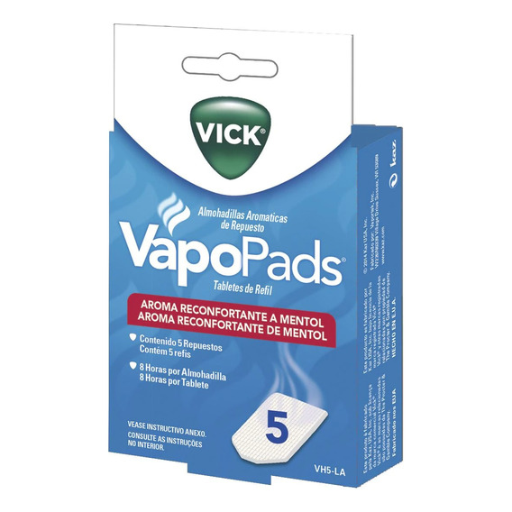 Tabletas Vapopads Para Humidificador X5un Vick