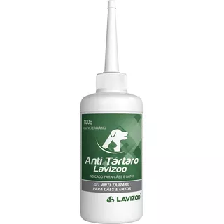 Anti Tartaro Cães E Gatos Gel 100g Lavizoo Sabor Menta