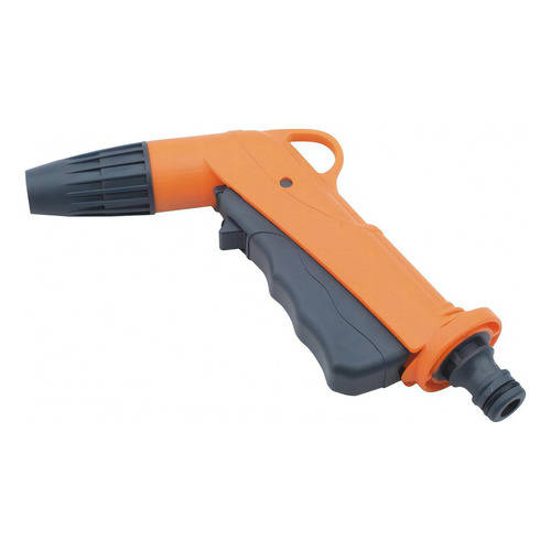 Kit Para Manguera: Pistola Plástica Ajustable Yimei Color Naranja