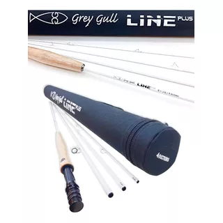 Caña Grey Gull Line Plus #5 9' 4 Tramos  Pesca Con Mosca