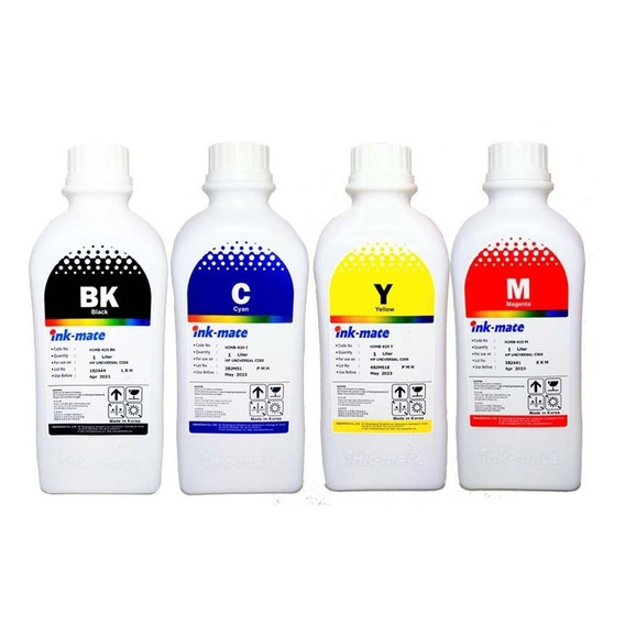 Tinta Dye Coreana Impresora Epson 1 Litro Colores Enviograx3