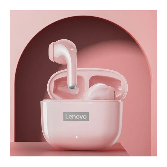 Audífonos in-ear inalámbricos Lenovo LivePods LP40 Pro LP40 Pro rosa con luz  rosa claro