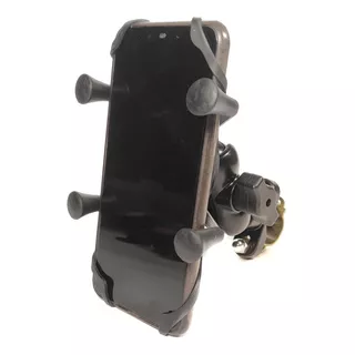 Cargador Para Celular Techx2 Soporte Negro Scg-10 12-24v