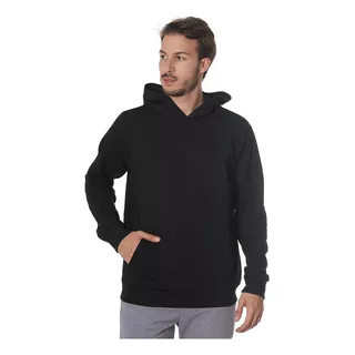 Pack X2 Buzo Canguro Con Estampa Hombre Frisa Invierno S-xxl