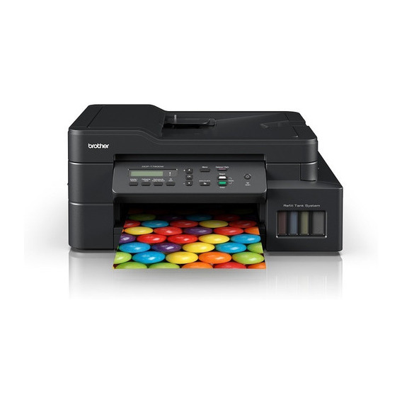 Impresora Multi. Brother Dcpt-t720dw Adf,duplex,ampl/red Voltaje 110 - 120v Color Negro