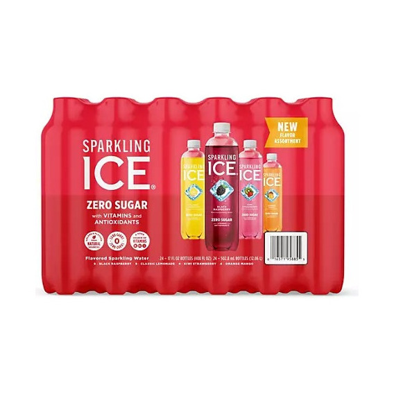 Agua Mineral Sparkling Ice Fruit Frenzy Variety Pack 24pz