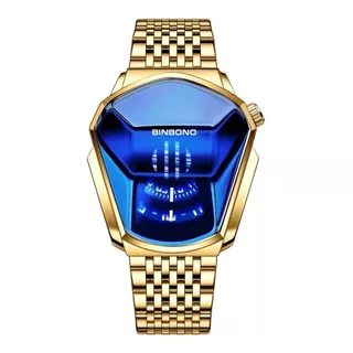 Novo Relógio Masculino Binbond Luxo Aço Inox Quartz Promoção