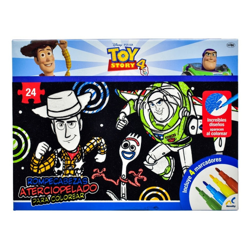 Toy Story Rompecabezas Terciopelo Para Colorear 24pz Novelty