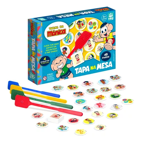 Jogo da Memória Turma da Mônica Brinquedo Educativo - Jak