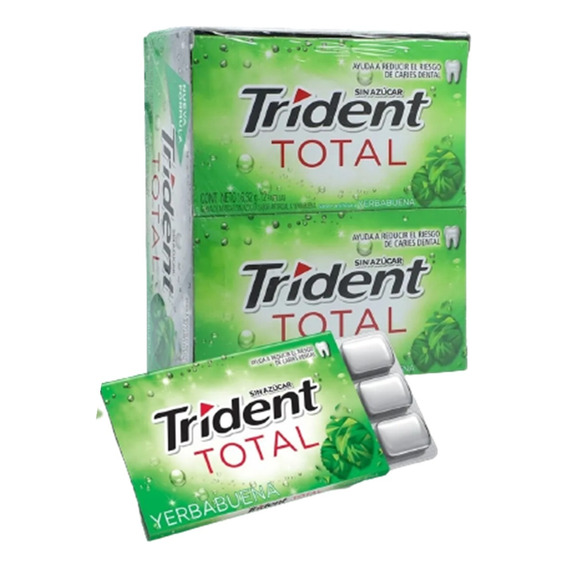 Chicle Trident Total X 12 Uds