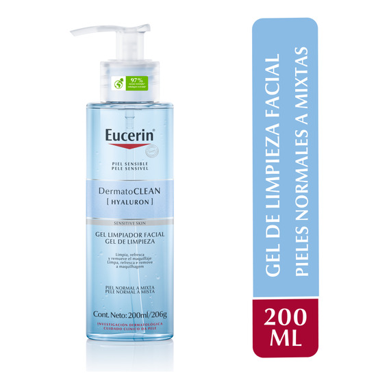 Eucerin Dermatoclean Gel Limpiador Facial 200ml