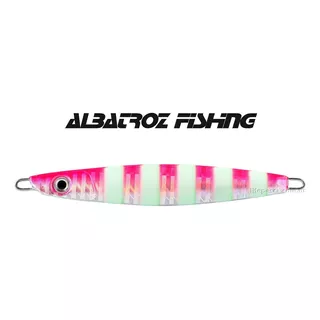 Isca Artificial Microjig Dragon Jig Albatroz Fishing 21g 8cm Cor Pink Silver Glow