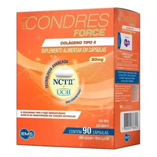 Suplemento Alimentar Condres Force 80mg 90 Cápsulas