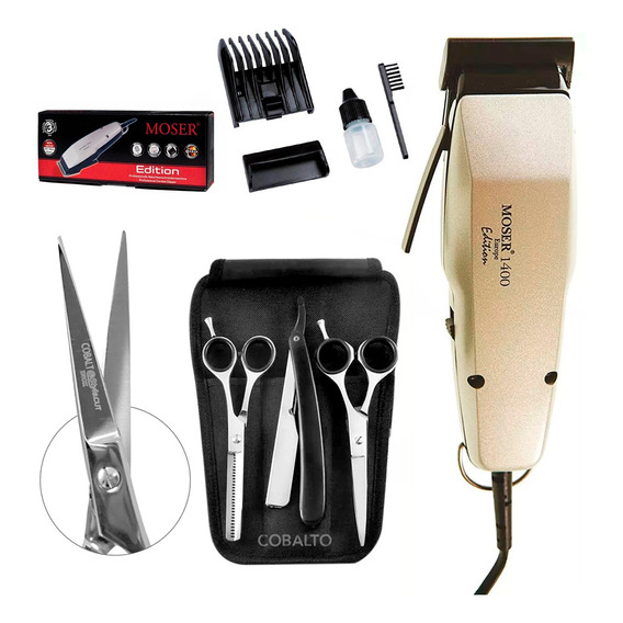 Máquina De Cortar Pelo Wahl + Tijeras Corte Pulir