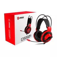 Auricular Msi Ds501 Gaming Headset With Microphone