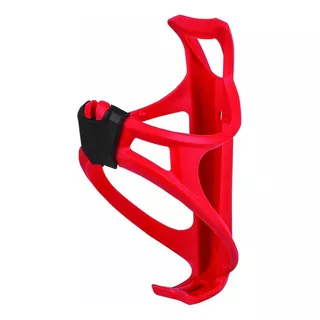 Suporte Caramanhola Garrafa Polisport Premium C/ Borracha Cor Vermelho