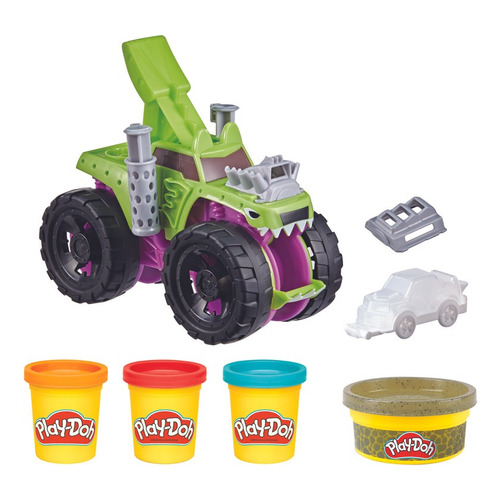 Masas Y Plastilina Play Doh Ruedas Chompin' Monster Truck