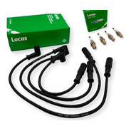 Kit Cables+bujias Fiat Palio Siena Idea Punto 1.4 8v  Fire 2