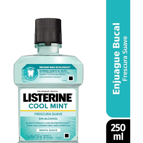 Listerine Zero Menta Suave 250ml
