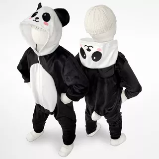 Kigurumi Panda Urso Pijama Fantasia Festa Fofo Infantil Adul