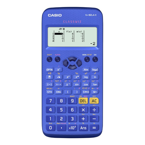 Casio Fx-82lax Calculadora Cientifica 275 Func - Color Azul