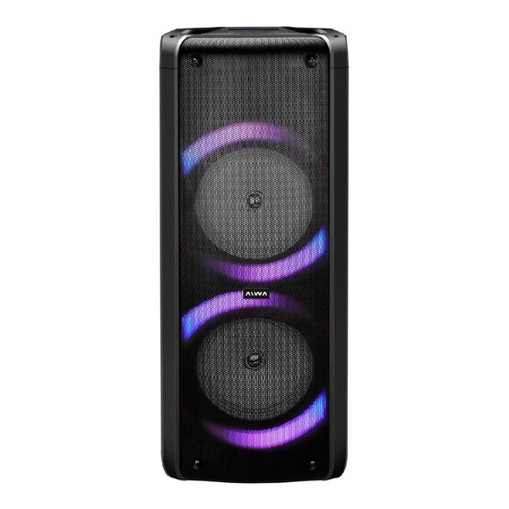 Parlante Torre Bluetooth Portátil Aiwa Infinit Luces Pb