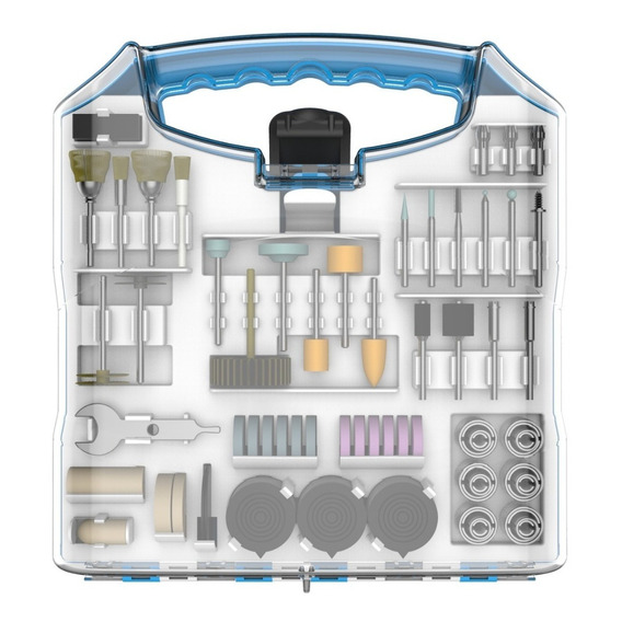 Set Kit Accesorio Mini Torno 180 Piezas Gamma G19507ac Drem