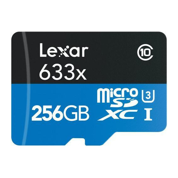 Tarjeta Micro SD Lexar de 256 GB