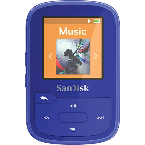 Reproductor MP3 SanDisk Clip Jam SDMX28-016G-G46K de 16GB color azul