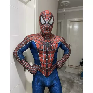 Cosplay Homem Aranha Clássico Tobey Completo Adulto Top