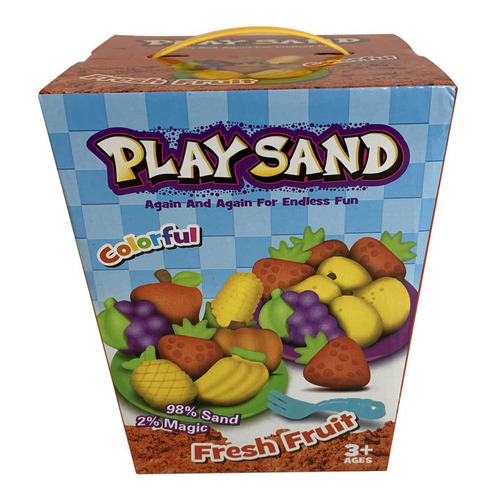 Arena Magica Play Sand Frutas Con Accesorios Full