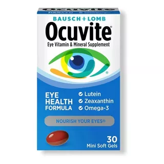 Ocuvite Vitamina Ojos Luteina Omega Zeaxanthin X 30 Usa