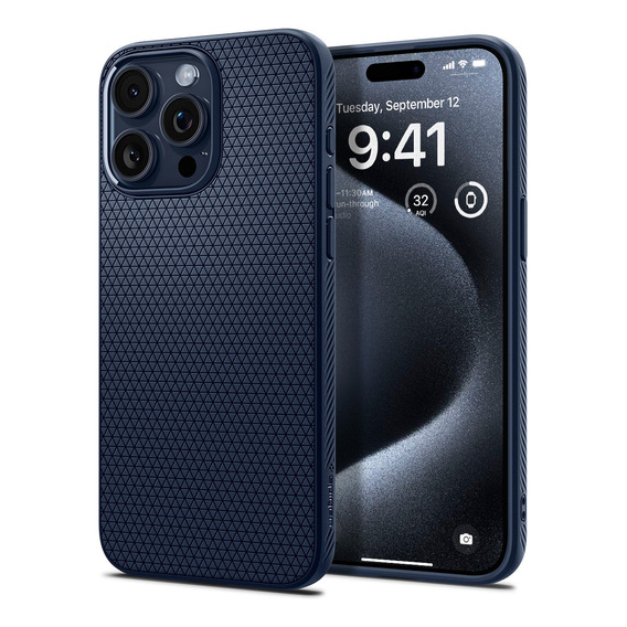 Case Spigen Liquid Air iPhone 15 Pro Max ( Funda Premium)