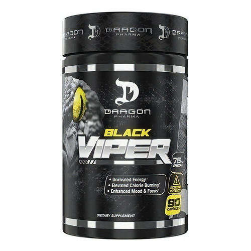Black Viper Quemador De Grasas 90caps 