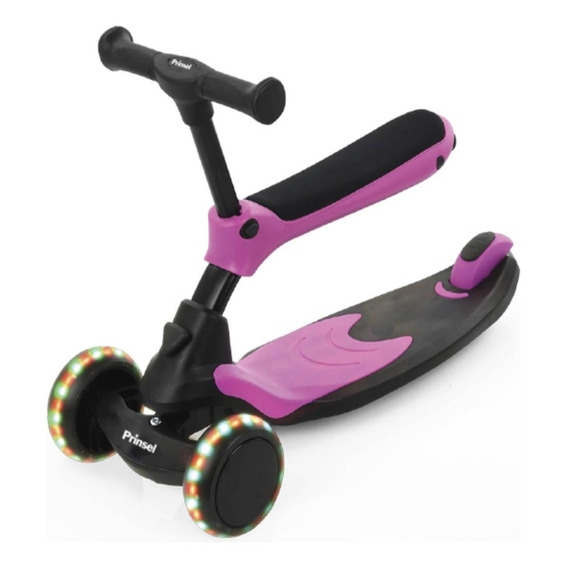 Scooter Prinsel Desing 2 En 1 Rosa