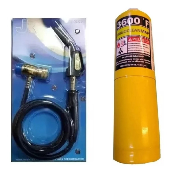 Soplete Soldador Con Gas Mapp Para Soldadura Refrigeracion