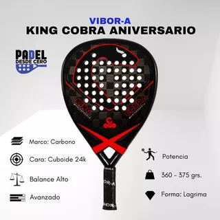 Pala De Pádel Vibora King Cobra Aniversario