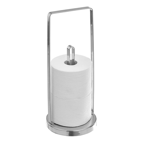Mdesign Modern Metal Free-standing Toilet Paper Holder St... 
