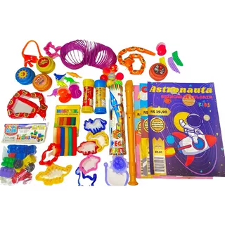 Kit 200 Prenda Festa Junina Brinquedos Doação Brinde Criança