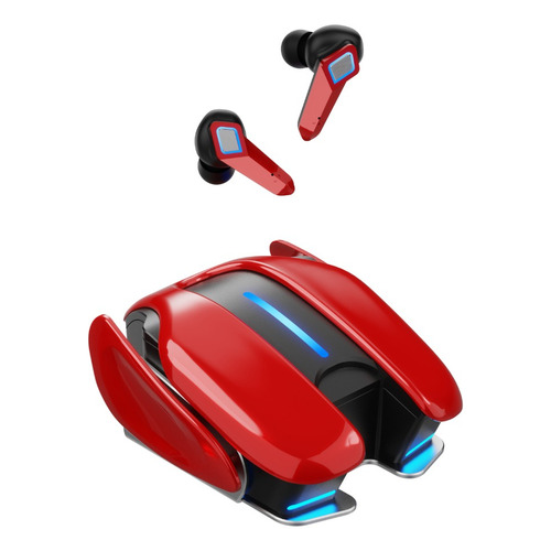 Bmani K68 Audífonos Inalámbricos In-ear Gamer Con Bluetooth Color Rojo