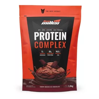 Suplemento Em  Pó New Millen  Premium Protein Complex Proteínas Sabor  Mousse De Chocolate Em Sachê De 1.8kg