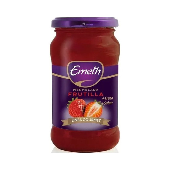 Mermelada De Frutilla Emeth Linea Gourmet Sin Tacc 454grs