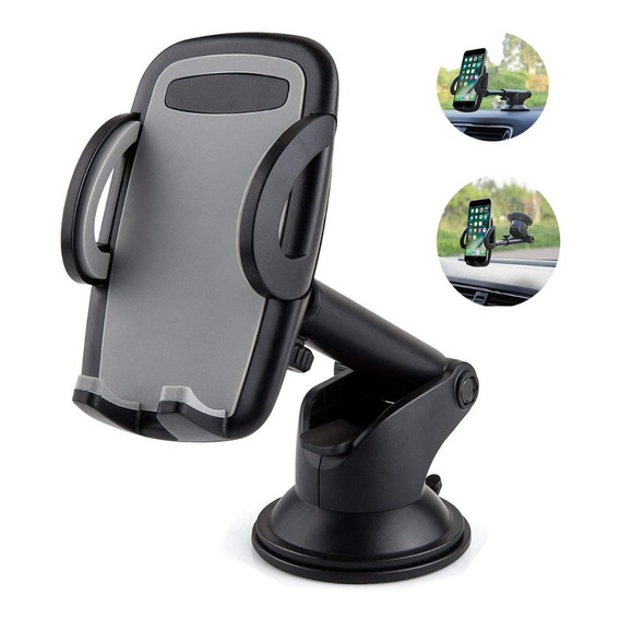 Holder Soporte Celular Smartphone Brazo Extendible Auto Gris