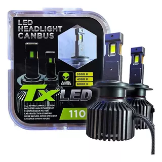 Kit De Led Canbus H4 Para Auto 6000k Platino / Sin Error