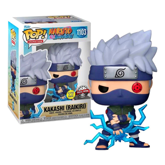 Funko Pop Naruto Kakashi Lightning Blade #822 Glow Exclusive