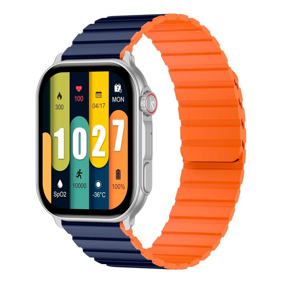 Smart Watch Reloj Inteligente Sumergible Malla Doble Color