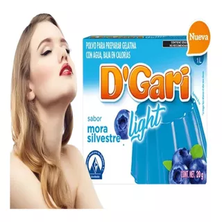 Gelatina Light D´gari Light Mora 20g