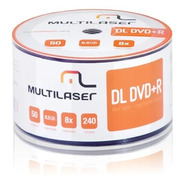 Dvd+r Dl Dv047 Multilaser 240min 8.5gb 8x Printable C/50